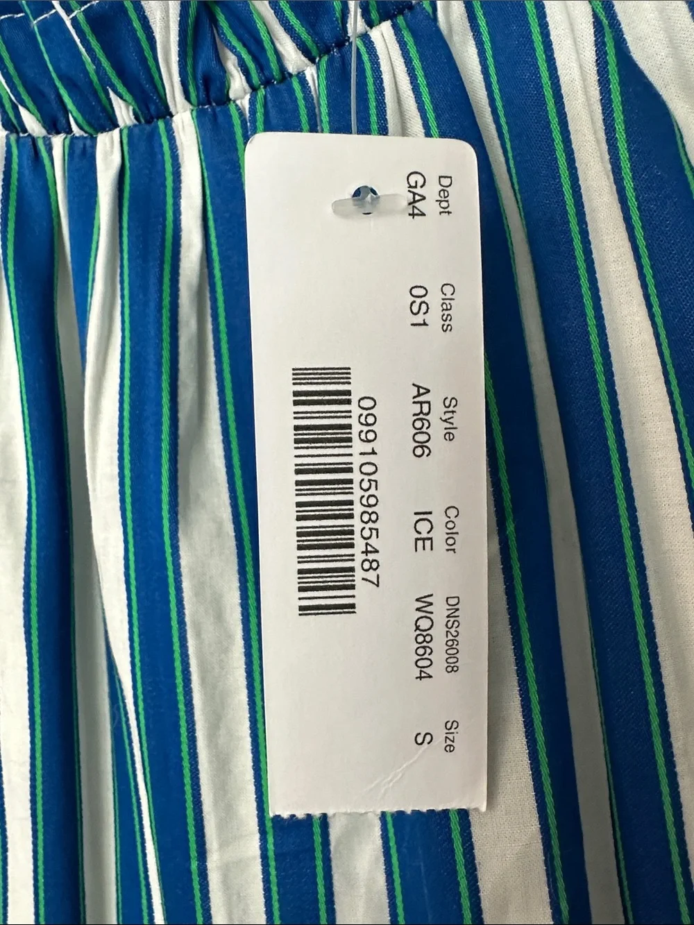 J.Crew Tiered Cotton Dobby Dress in Cape Stripe